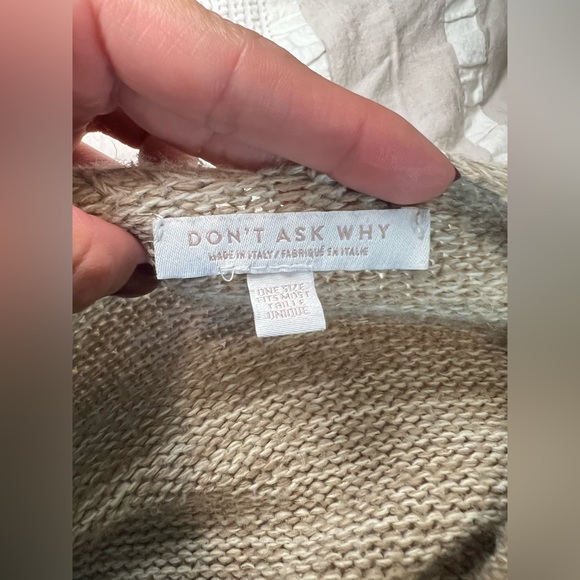 Don’t ask Why, knit cardigan sweater - Picture 4 of 5